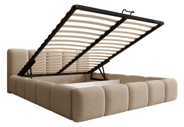 Pat tip bubble cu spațiu de depozitare Fero (140/160/180/200x200 cm)