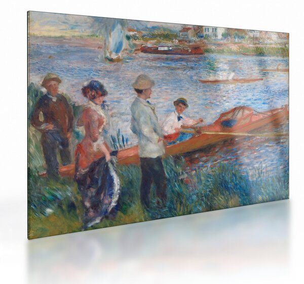 Tablou pe sticlă - Auguste Renoir, Oarsmen at Chatou, reproducere (70x50 cm)