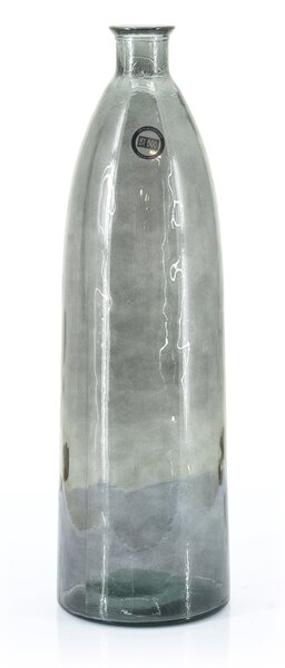 Vaza de sticla mare Dali gri 83cm