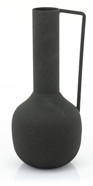 Vaza de ceramica Delphi mare neagra 25 cm
