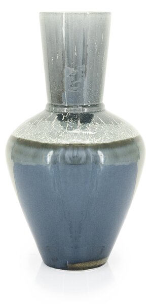 Vaza de ceamica Gliss mica gri 38,5 cm