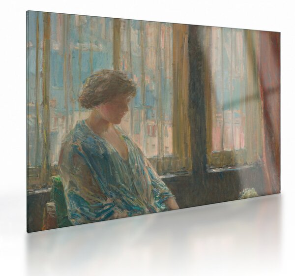 Tablou pe sticlă - Childe Hassam, The New York Window, reproducere (70x50 cm)