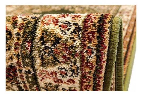 Covor verde floral cu medalion 1524 Selectează mărime: 150 X 230