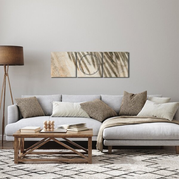 Tablou - Umbre (cu ceas) (90x30 cm)