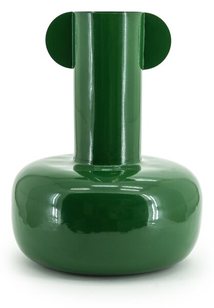 Vaza de fier Bamba verde 46 cm