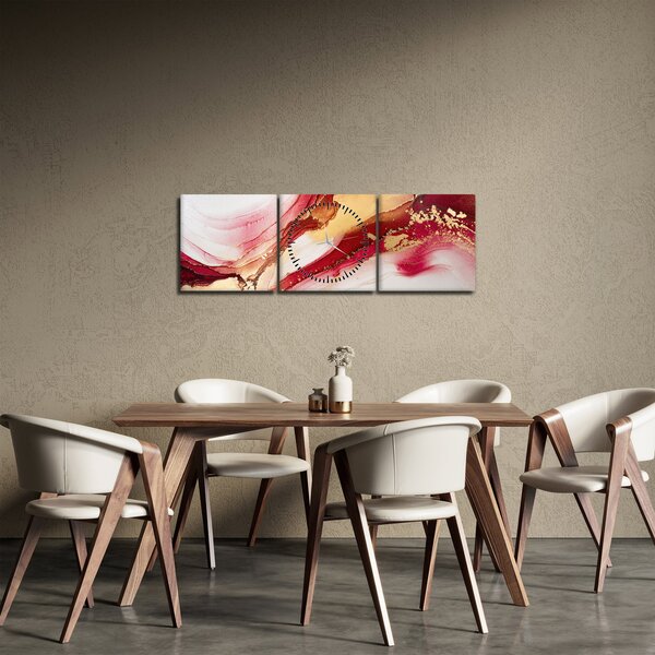 Tablou - Abstract (cu ceas) (90x30 cm)