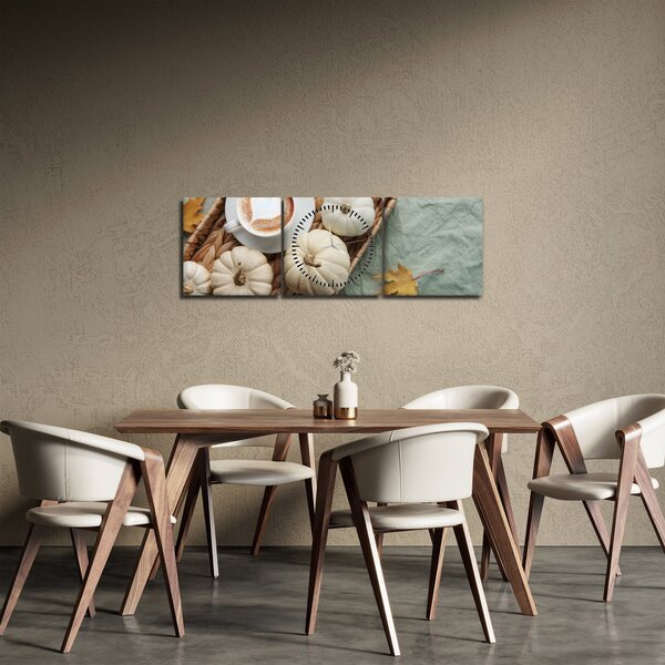 Tablou - Suflu de toamnă (cu ceas) (90x30 cm)