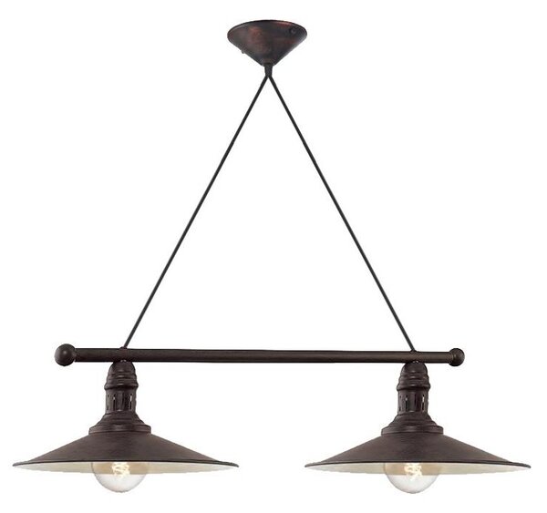 Brilagi - Candelabru pe cablu FORGE 2xE27/60W/230V negru