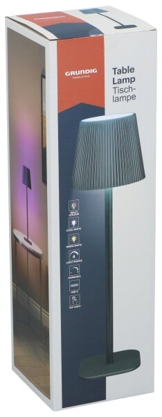 Grundig - Lampă de birou tactilă LED RGB reglabilă LED/5V 1200 mAh