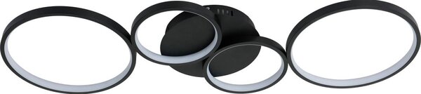 Brilagi - Plafonieră LED ECHO LED/40W/230V 4000K 32x90 cm neagră