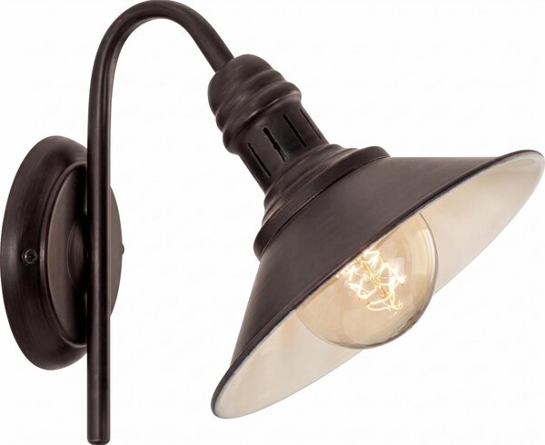 Brilagi - Lampă de perete FORGE 1xE27/60W/230V neagră