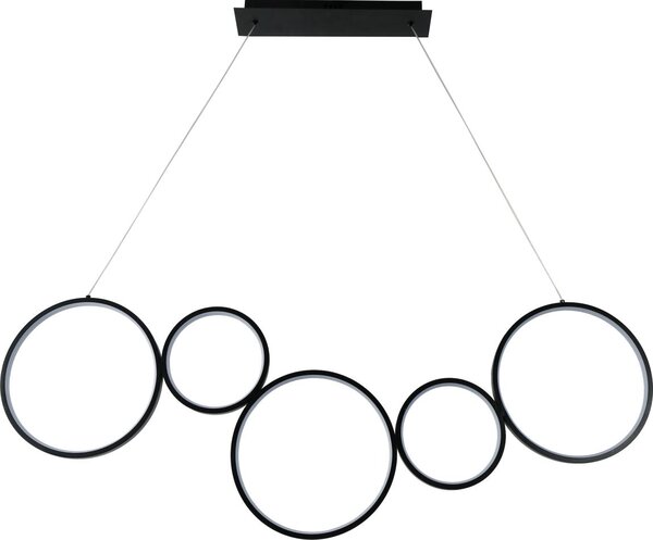 Brilagi - Lustră LED suspendată pe cablu ECHO LED/60W/230V 4000K 100 cm negru