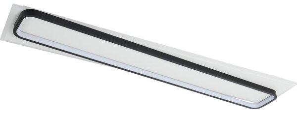 Brilagi - plafonieră LED dimabilă OUTLINE LED/90W/230V 18x100 cm alb/negru +telecomandă