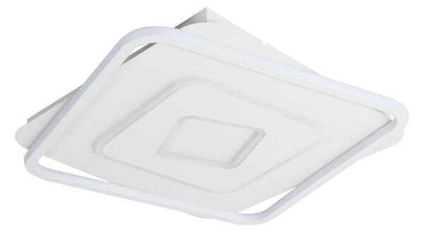 Brilagi - Plafonieră LED dimabilă IRIS LED/98W/230V 50x50 cm albă + telecomandă