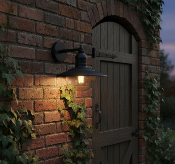 Top Light - Aplica de perete pentru exterior VERONA 1xE27/12W/230V IP44 neagră