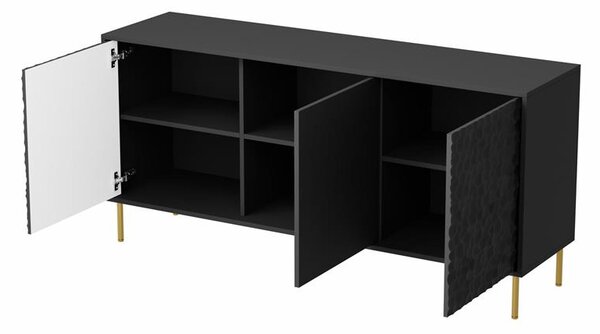 Dulap Balle (Negru + Auriu). 1049348