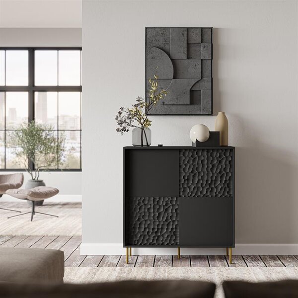 Dulap Balle (Negru + Auriu). 1049349