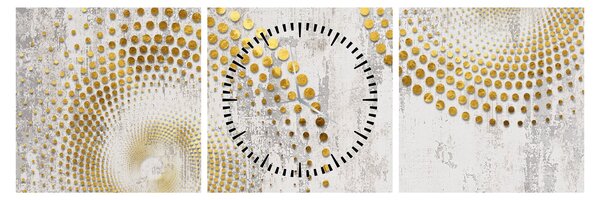 Tablou - Design beton (cu ceas) (90x30 cm)