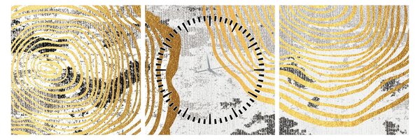 Tablou - Colaj (cu ceas) (90x30 cm)