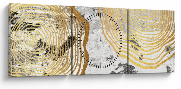 Tablou - Colaj (cu ceas) (90x30 cm)