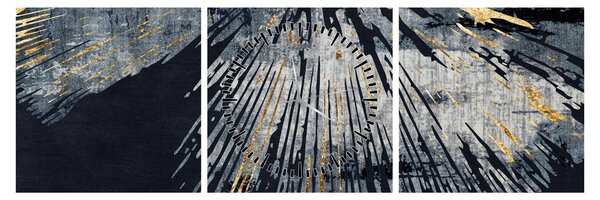 Tablou - Abstract (cu ceas) (90x30 cm)