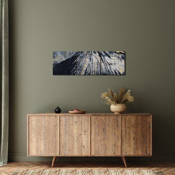 Tablou - Abstract (cu ceas) (90x30 cm)