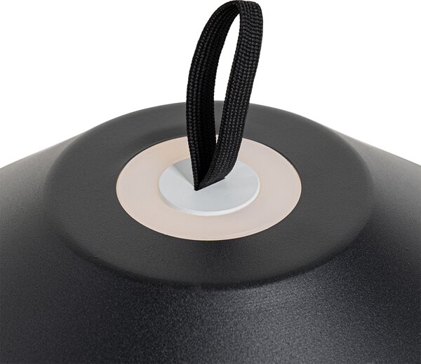 Set de 2 lămpi de masă Ciupercă negru cu LED reîncărcabil - Ivan
