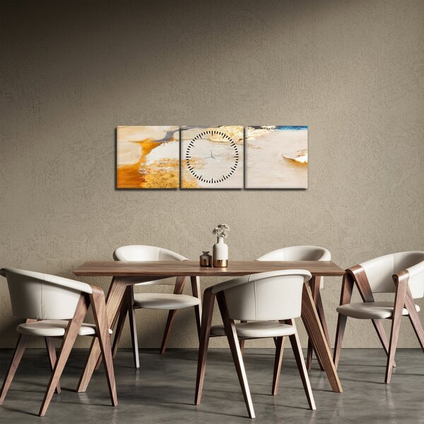 Tablou - Abstract (cu ceas) (90x30 cm)