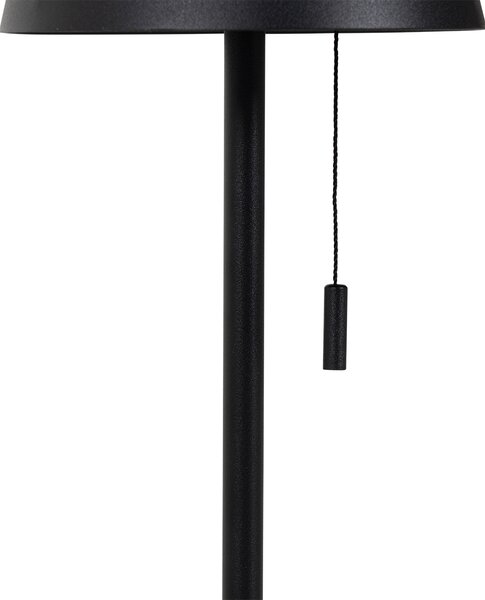 Set de 2 lămpi de masă negre cu LED inclus, reîncărcabile și solare, cu dimmer cu 3 trepte - Ferre