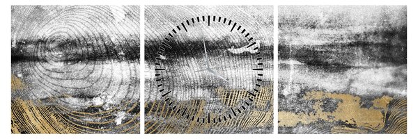 Tablou - Abstract (cu ceas) (90x30 cm)