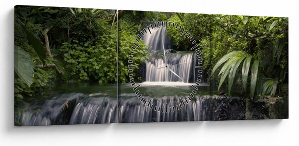 Tablou - Cascade (cu ceas) (90x30 cm)