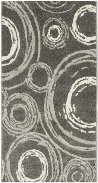 Model Mira 24010 196, Traversa festonata Latime 60 cm , Gri 60 x 300