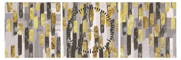 Tablou - Decor modern (cu ceas) (90x30 cm)