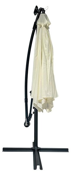 Umbrelă reglabilă AVENBERG SUNNY LED 300, diametru 3M, bej