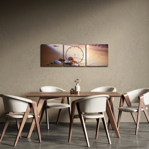 Tablou - Scoici (cu ceas) (90x30 cm)