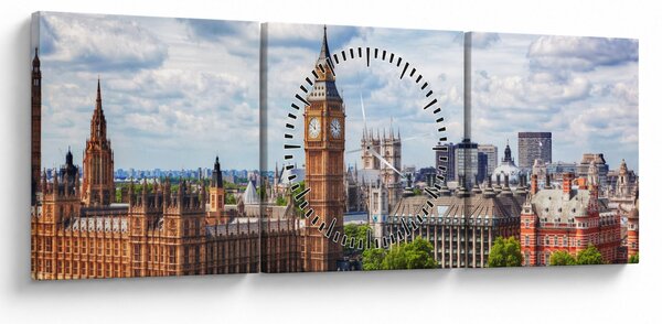 Tablou - Big Ben (cu ceas) (90x30 cm)