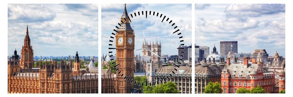 Tablou - Big Ben (cu ceas) (90x30 cm)