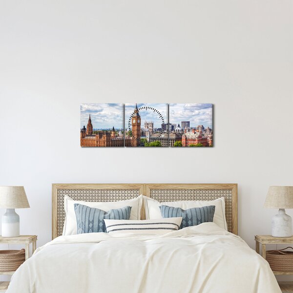 Tablou - Big Ben (cu ceas) (90x30 cm)