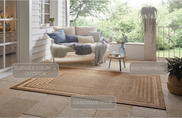 Covor pentru exterior și interior maro 80x150 cm Limonero – Hanse Home