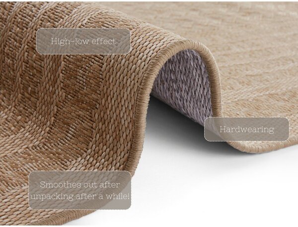 Covor pentru exterior și interior maro 80x150 cm Limonero – Hanse Home