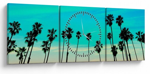 Tablou - California (cu ceas) (90x30 cm)