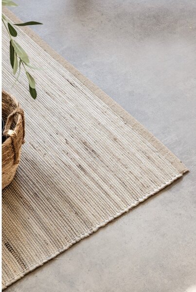 Covor tip traversă în culoare naturală deschisă reversibil/țesut manual din amestec de iută 80x200 cm Handloom – Hanse Home
