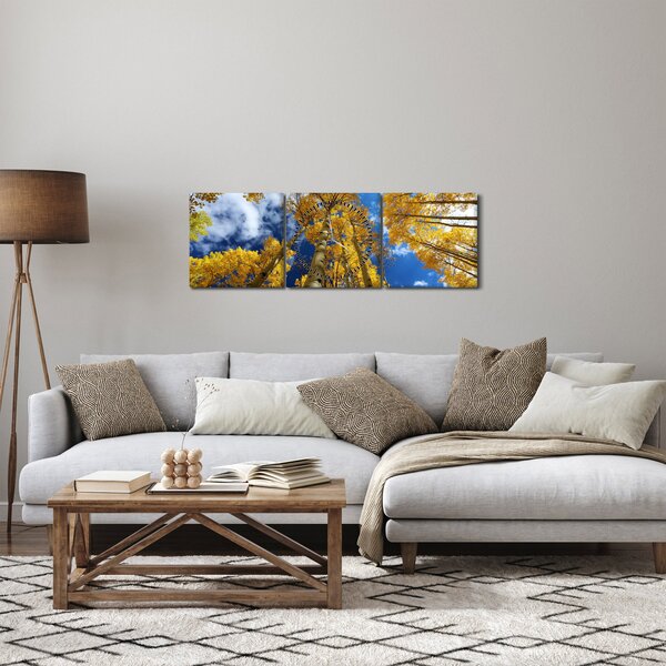 Tablou - Aspen (cu ceas) (90x30 cm)