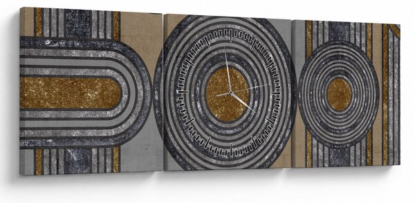 Tablou - Modele decorative (cu ceas) (90x30 cm)