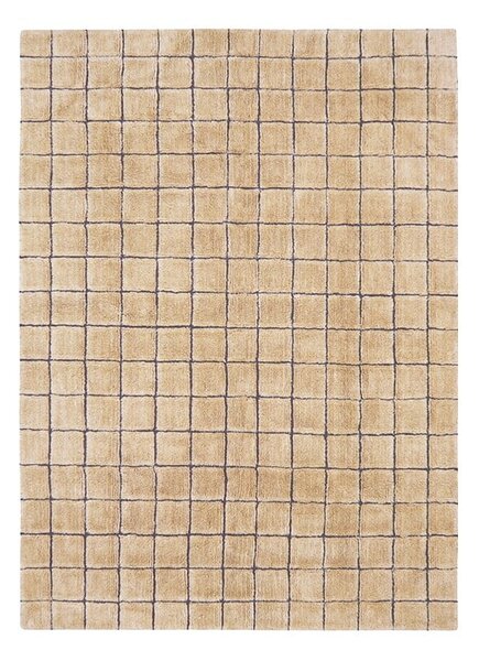 Covor chihlimbar țesut manual din lână 230x300 cm Mosaic Amber – Lorena Canals