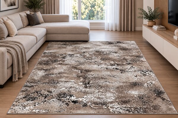 Covor Sufragerie Dormitor, Model Mira 24137 122, Maro 60x110