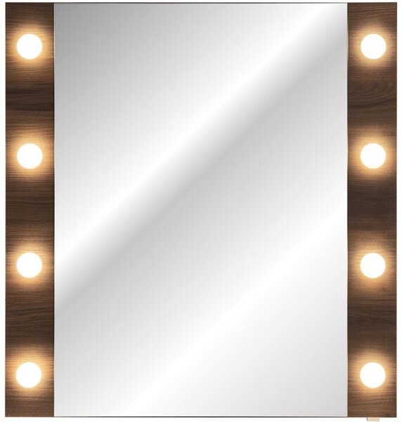 Comad Dorothy Ristretto oglindă 80x85 cm dreptunghiular cu iluminare lemn DOROTHY RISTRETTO 84-80