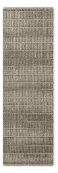 Covor tip traversă gri țesut manual din lână 80x250 cm Camden Parker – Ted Baker