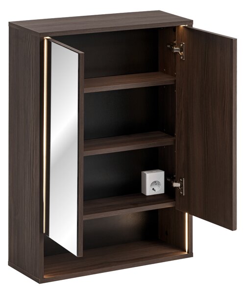 Comad Dorothy Ristretto dulap 60x20x85 cm cu oglinda stejar DOROTHY RISTRETTO 84-60-2D