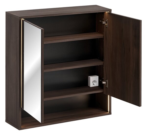 Comad Dorothy Ristretto dulap 80x20x85 cm cu oglinda stejar DOROTHY RISTRETTO 84-80-2D